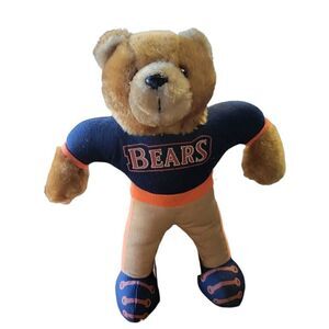 Chicago Bears Good Stuff Football Bear Stuffed Animal Vintage 1993 Plush